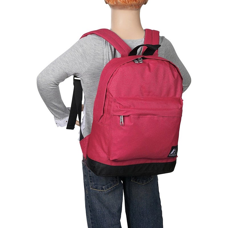 Everest Small Backpack, Red, One Size - Image 5